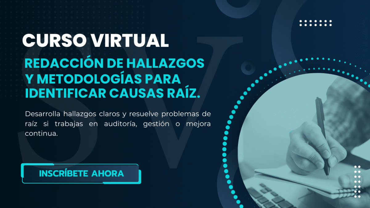 Redacción de hallazgos y metodologías para identificar causas raíz