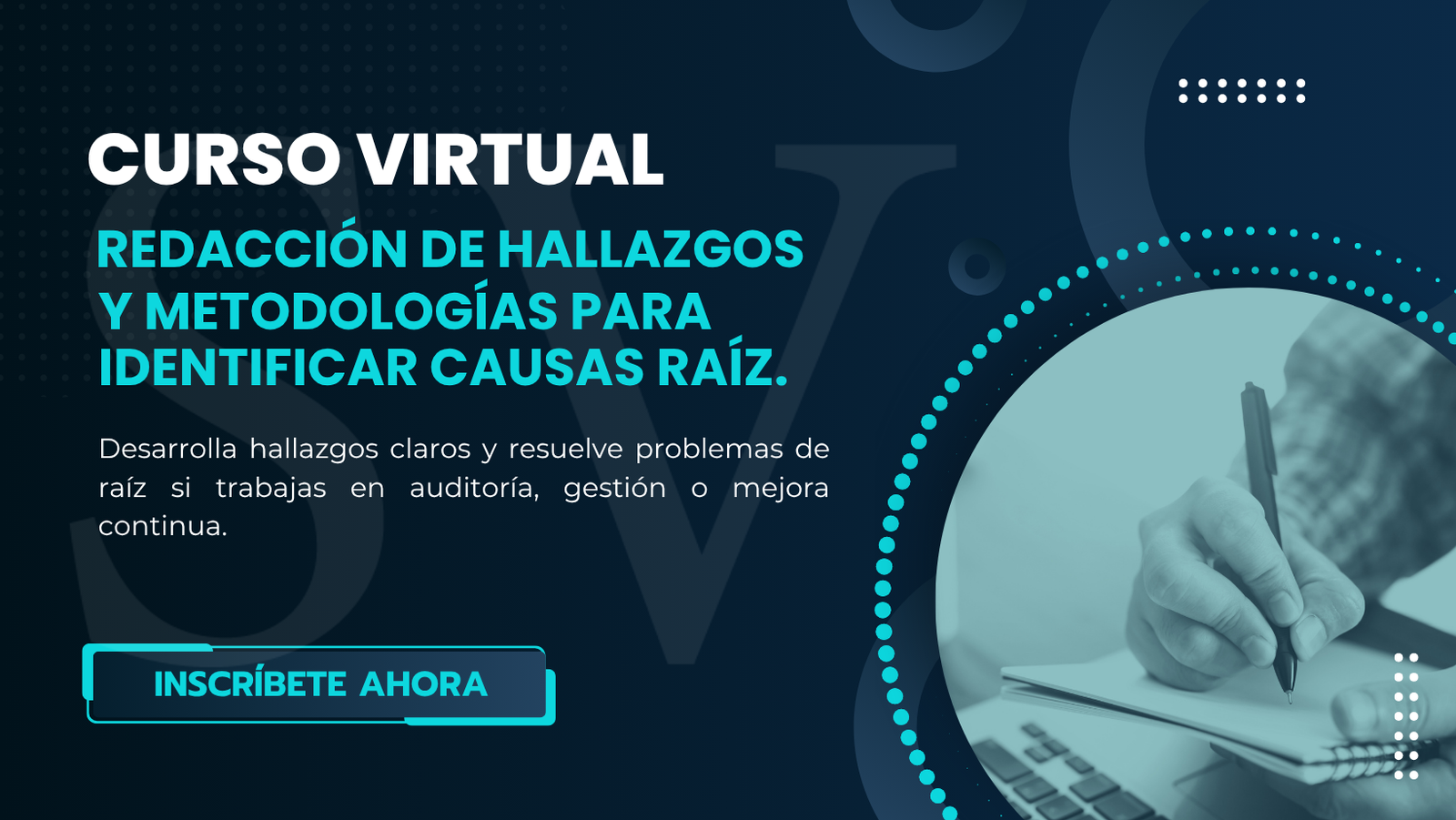 Redacción de hallazgos y metodologías para identificar causas raíz